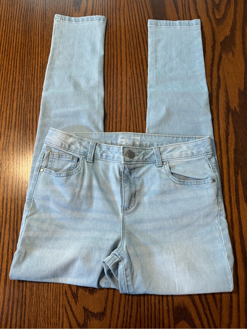 Light Blue Skinny Girls Jeans